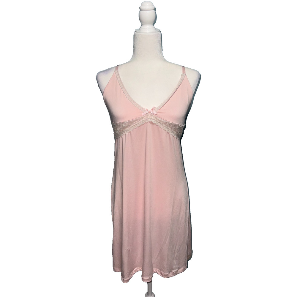 Nanette Lepore Women's Size Medium Nightgown Slip Babydoll Lace Feminine